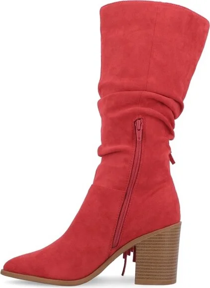 Journee Collection Women's Hartly Western Mid Calf Boot Grey - Image 4