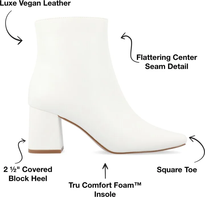 Journee Collection Women's Haylinn Block Heel Dress Booties - Image 6