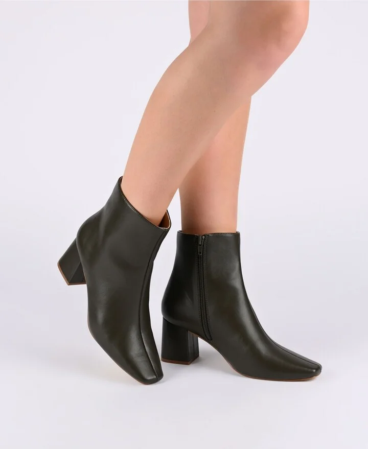 Journee Collection Women's Haylinn Block Heel Dress Booties - Image 11