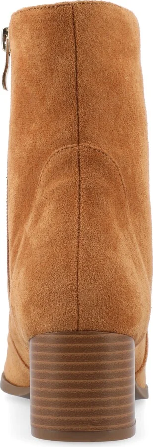 Journee Collection Women's Hayven Block Heel Almond Toe Booties - Image 3