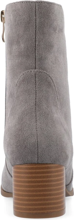 Journee Collection Women's Hayven Block Heel Almond Toe Booties - Image 8