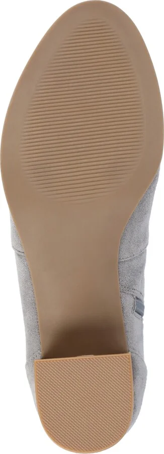Journee Collection Women's Hayven Block Heel Almond Toe Booties - Image 10