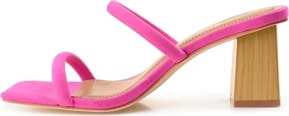 Journee Collection Women's Henrietta Open Square Toe Block Heel Sandals Sage - Image 8