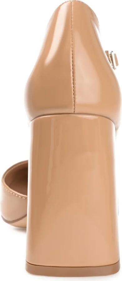 Journee Collection Women's Hesster Block Heel Ankle Strap Pumps - Image 3