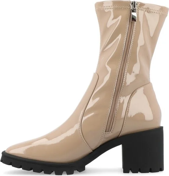 Journee Collection Women's Icelyn Booties Brown - Image 5