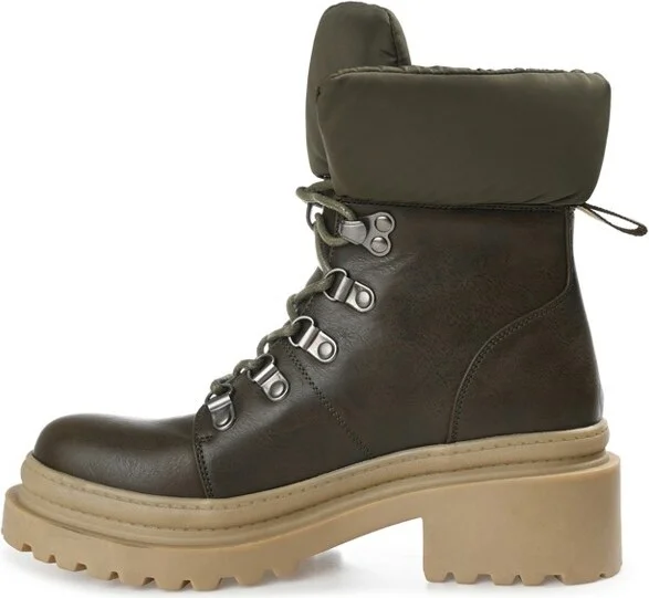 Journee Collection Women's Irrah Round Toe Block Heel Ankle Booties Black - Image 5