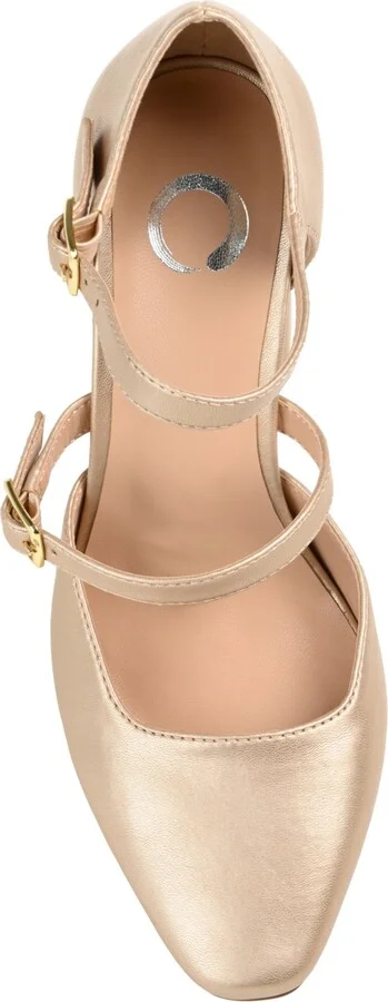 Journee Collection Women's Isadorah Double Strap Heels - Image 9