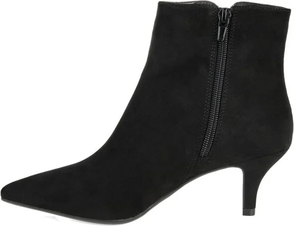 Journee Collection Women's Isobel Inside Zip Stiletto Booties Tan - Image 3