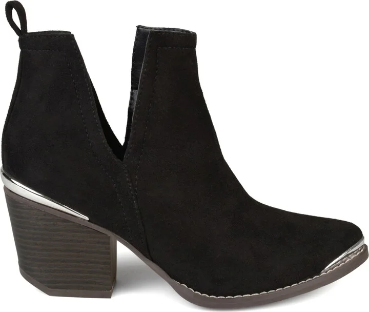 Journee Collection Women's Issla Block Heel Western Booties - Image 2
