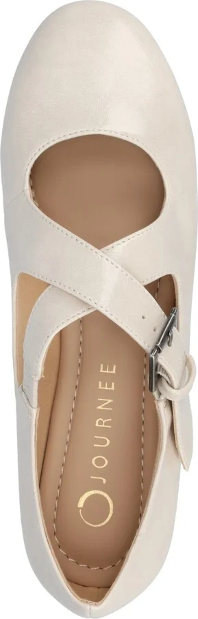 Journee Collection Women's Ivanna Almond Toe Mary Jane Flats - Image 4