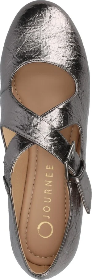 Journee Collection Women's Ivanna Almond Toe Mary Jane Flats - Image 8