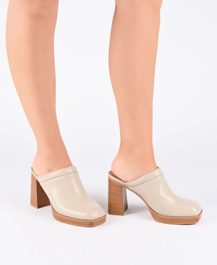 Journee Collection Women's Izara Platform Mules - Image 6