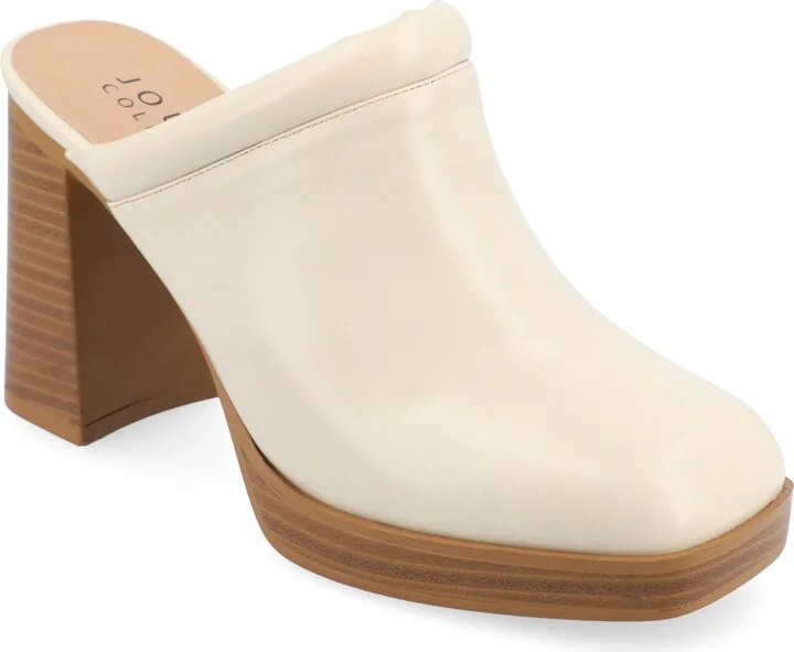 Journee Collection Women's Izara Platform Mules