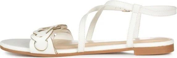 Journee Collection Women's Jalia Multi Strap Flat Sandals Red - Image 3
