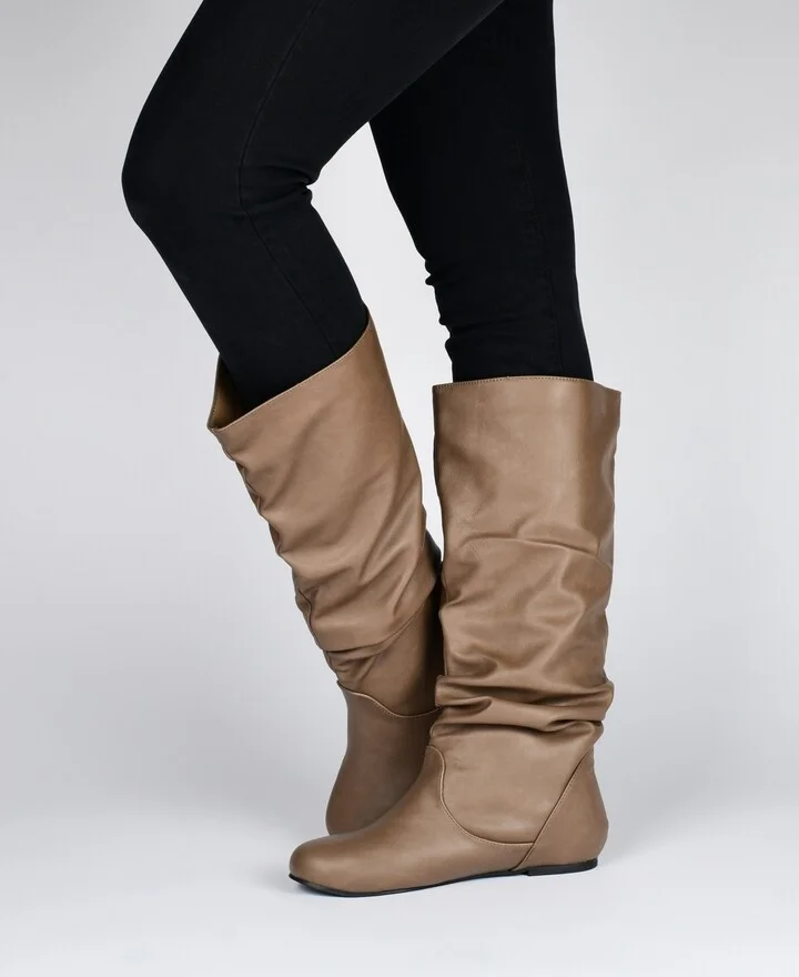 Journee Collection Women's Jayne Slouchy Knee High Boots - Image 6