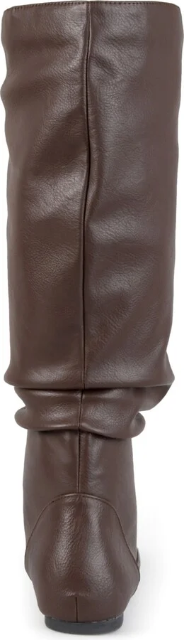 Journee Collection Women's Jayne Wide Calf Slouchy Knee High Boots - Image 3