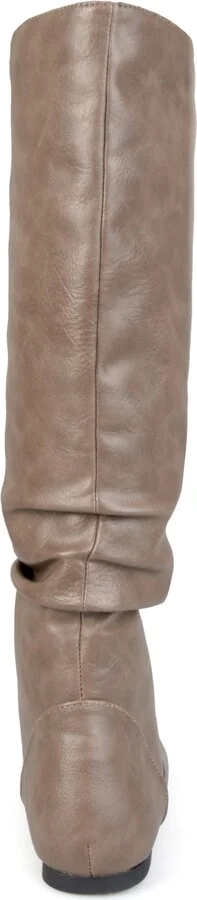 Journee Collection Women's Jayne Wide Calf Slouchy Knee High Boots - Image 11
