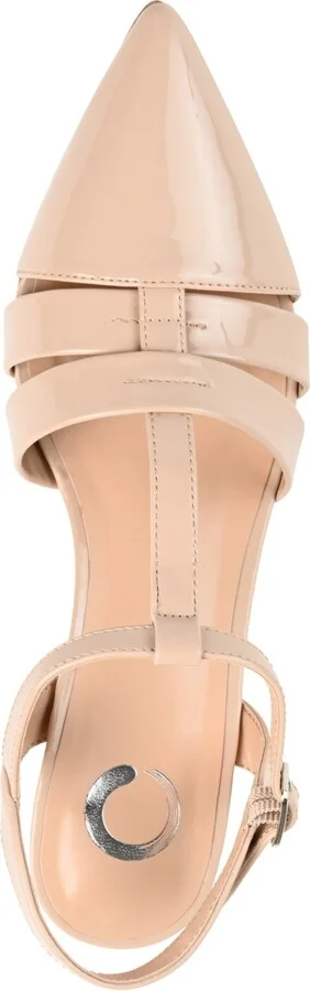 Journee Collection Women's Jazlynn T Strap Kitten Heel Dress Pumps - Image 9
