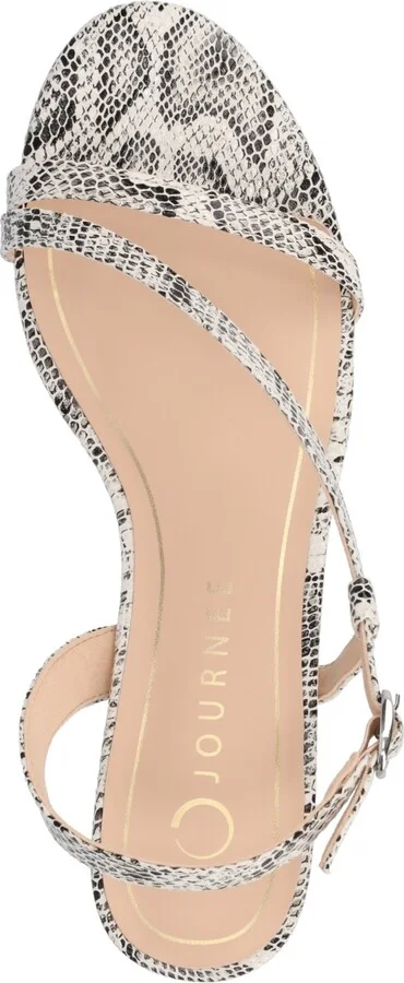 Journee Collection Women's Jemry Asymmetrical Strap Kitten Heel Strap Dress Sandals - Image 4