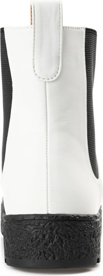 Journee Collection Women's Jenie Two-Tone Chelsea Booties - Image 3