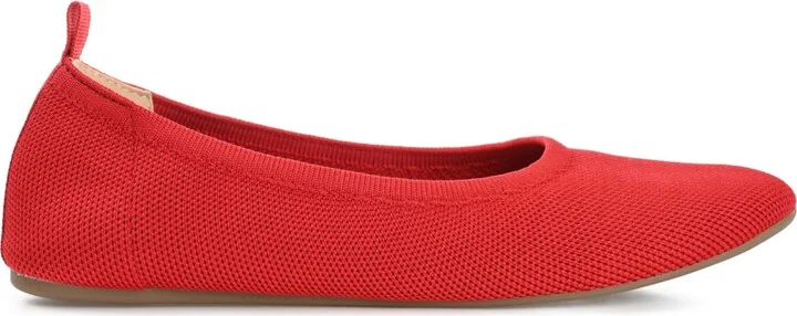Journee Collection Women's Jersie Knit Flats - Image 2