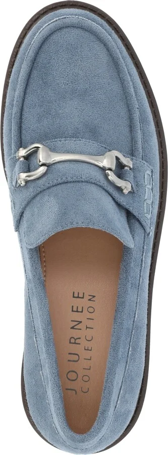 Journee Collection Women's Jessamey Lug Sole Round Toe Loafers - Image 8