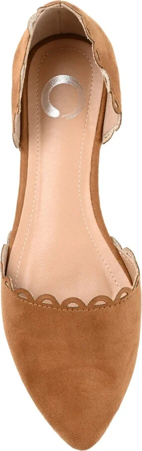 Journee Collection Women's Jezlin Scalloped Flats - Image 4