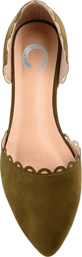 Journee Collection Women's Jezlin Scalloped Flats - Image 8