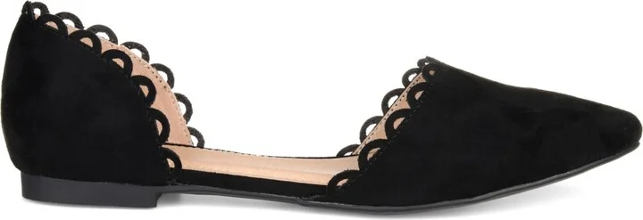 Journee Collection Women's Jezlin Scalloped Flats - Image 10