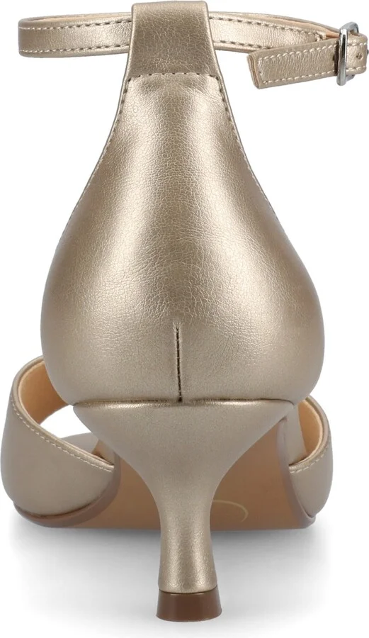 Journee Collection Women's Jezzie Peep Toe Kitten Heel Dress Sandals - Image 3