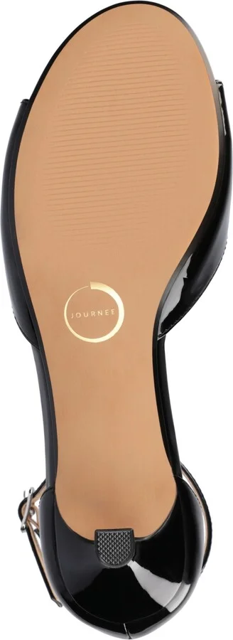 Journee Collection Women's Jezzie Peep Toe Kitten Heel Dress Sandals - Image 10