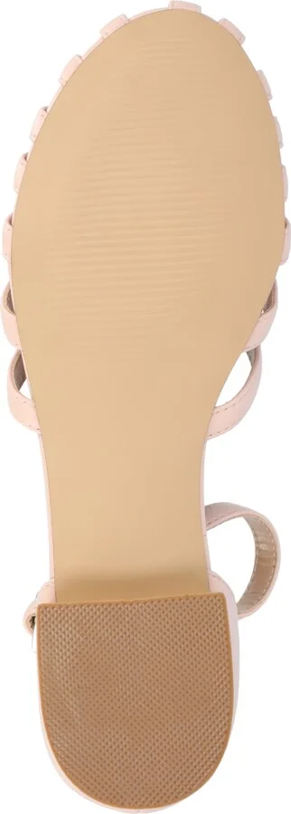 Journee Collection Women's Joannah Fisherman Ankle Strap Flat - Image 5