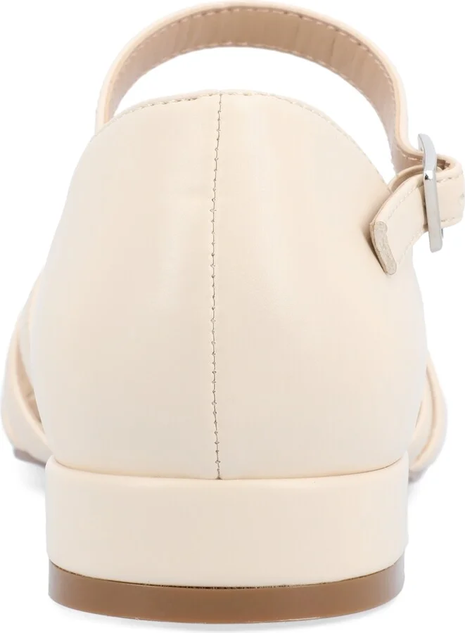 Journee Collection Women's Joannah Fisherman Ankle Strap Flat - Image 8