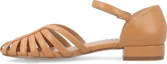 Journee Collection Women's Joannah Mary Jane Block Heel Round Toe Flats Black - Image 3