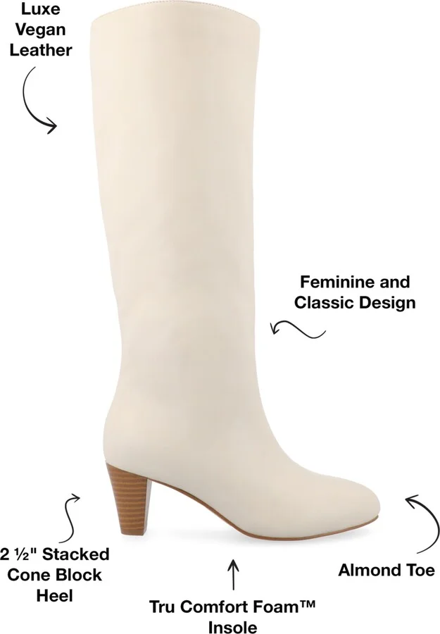 Journee Collection Women's Jovey Kitten Heel Tall Boots - Image 11