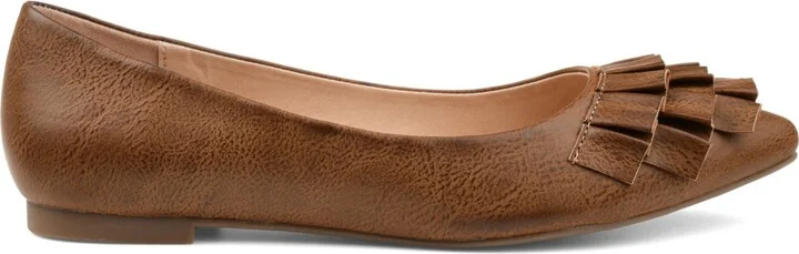 Journee Collection Women's Judy Ruffled Ballet Flats - Image 7