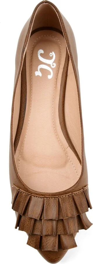 Journee Collection Women's Judy Ruffled Ballet Flats - Image 9
