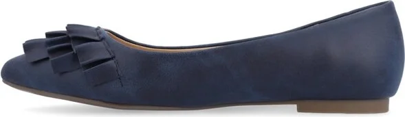 Journee Collection Women's Judy Slip On Pointed Toe Ballet Flats Tan - Image 5