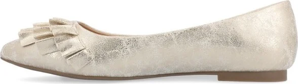 Journee Collection Women's Judy Slip On Pointed Toe Ballet Flats Tan - Image 6