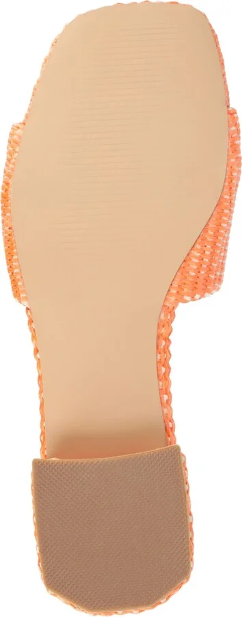 Journee Collection Women's Justina Ornamented Raffia Slide Sandals - Image 10