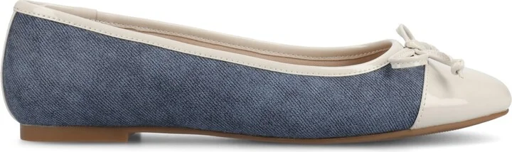 Journee Collection Women's Kaiah Cap Toe Ballet Flats - Image 2