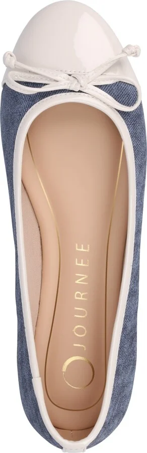 Journee Collection Women's Kaiah Cap Toe Ballet Flats - Image 4