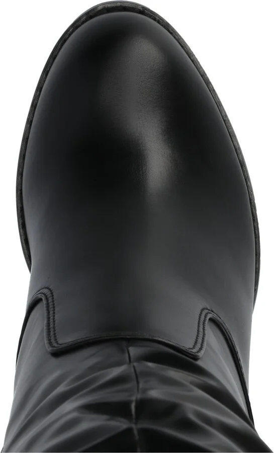 Journee Collection Women's Kaison Stacked Heel Over The Knee Boots - Image 4