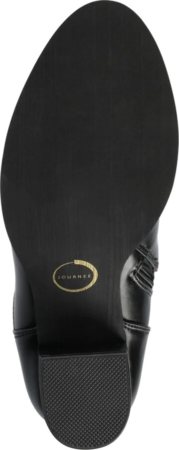 Journee Collection Women's Kaison Stacked Heel Over The Knee Boots - Image 5