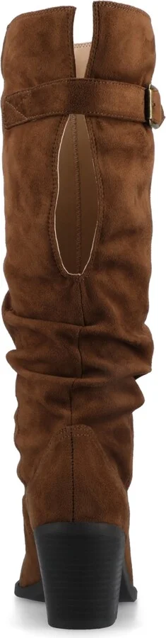 Journee Collection Women's Kaleah Pointed Toe Comfort Slouchy Boots - Image 3