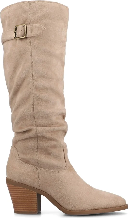 Journee Collection Women's Kaleah Pointed Toe Comfort Slouchy Boots - Image 10