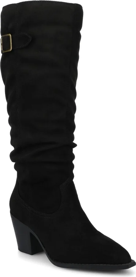 Journee Collection Women's Kaleah Pointed Toe Slouchy Boots