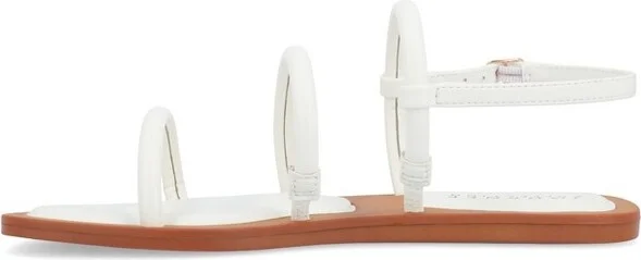 Journee Collection Women's Karrio Buckle Sling Back Flat Sandals Blush - Image 3