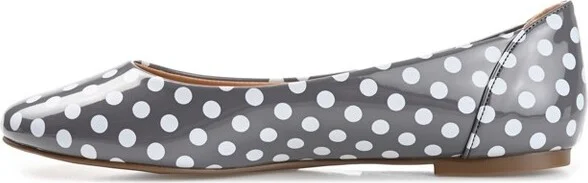 Journee Collection Women's Kavn Comfort Insole Slip On Round Toe Ballet Flats Dot 7.5WD - Image 3
