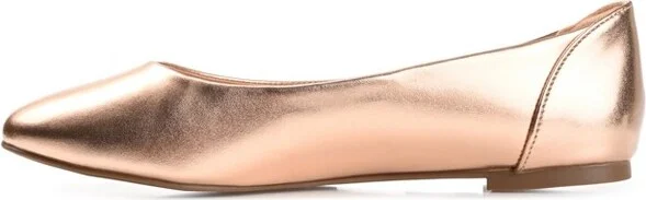 Journee Collection Women's Kavn Comfort Insole Slip On Round Toe Ballet Flats Dot 7.5WD - Image 5